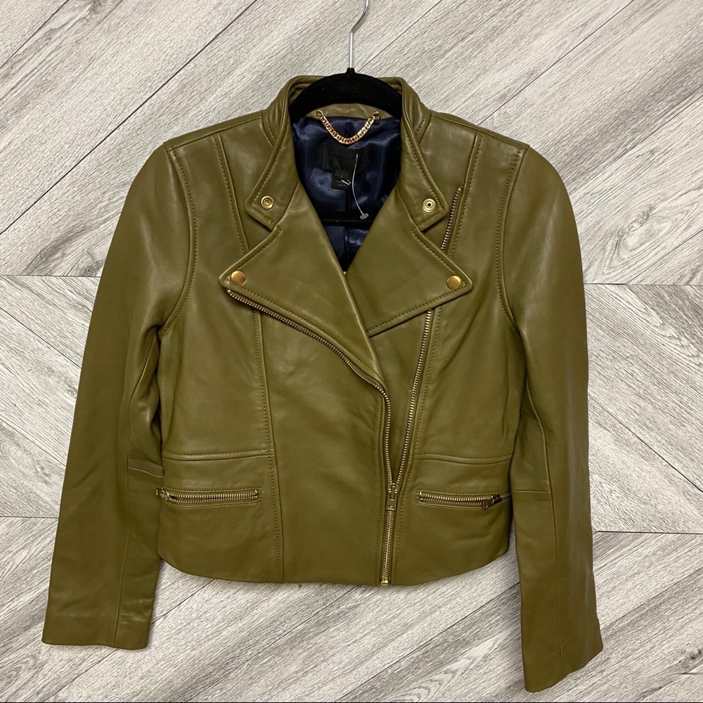 J. Crew Collection | Motorcycle Leather Jacket 4 - Picture 3 of 8